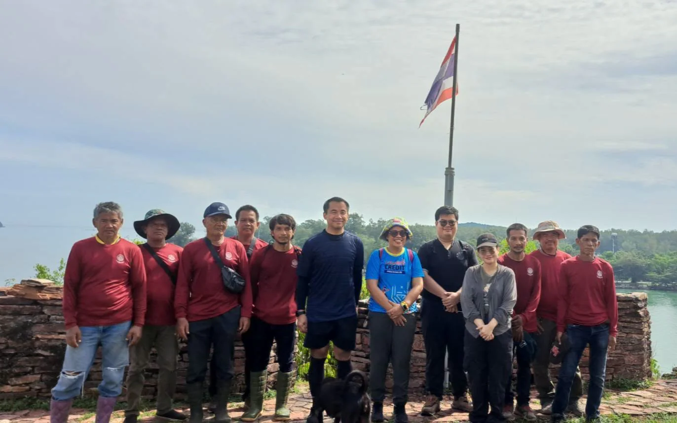 ลงพื้นที่สำรวจและประเมินความพร้อมของเส้นทางวิ่งเทรล ณ บริเวณจุดเชื่อมต่อแนวเขตป้อมปืนโบราณ ตำบลหัวเขา อำเภอสิงหนคร จังหวัดสงขลา