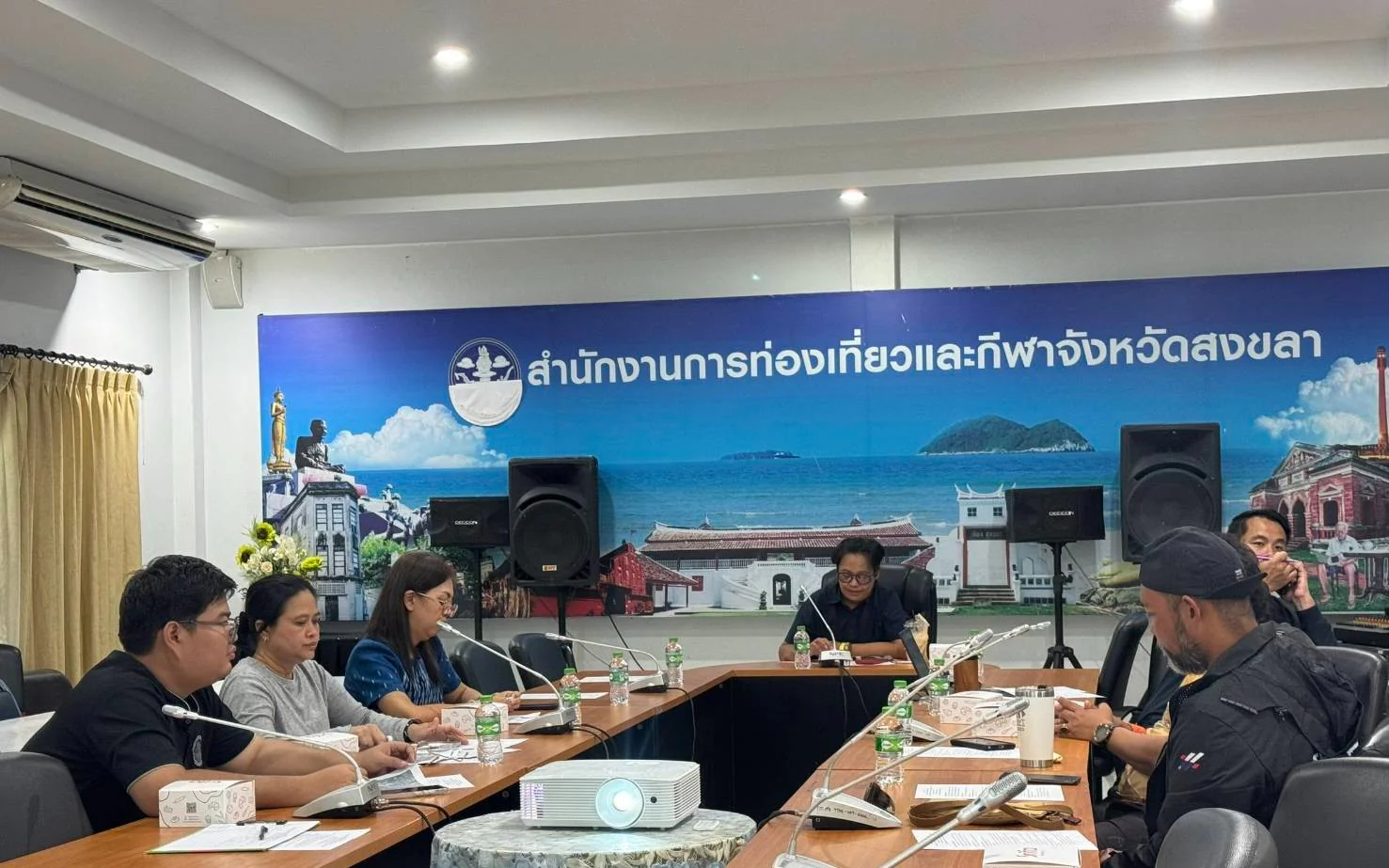 สำนักงานการท่องเที่ยวและกีฬาจังหวัดสงขลา จัดประชุมประเมินเส้นทางและความพร้อม ก่อนการทดสอบวิ่ง