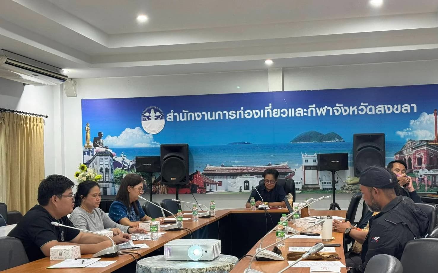 สำนักงานการท่องเที่ยวและกีฬาจังหวัดสงขลา จัดประชุมประเมินเส้นทางและความพร้อม ก่อนการทดสอบวิ่ง